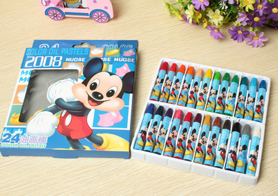 迪士尼文具套装 12色六角油画棒 安全无毒的绘画美术用品